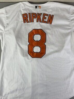 Cal Ripken Majestic Authentic Baseball Jersey Size 44 White
